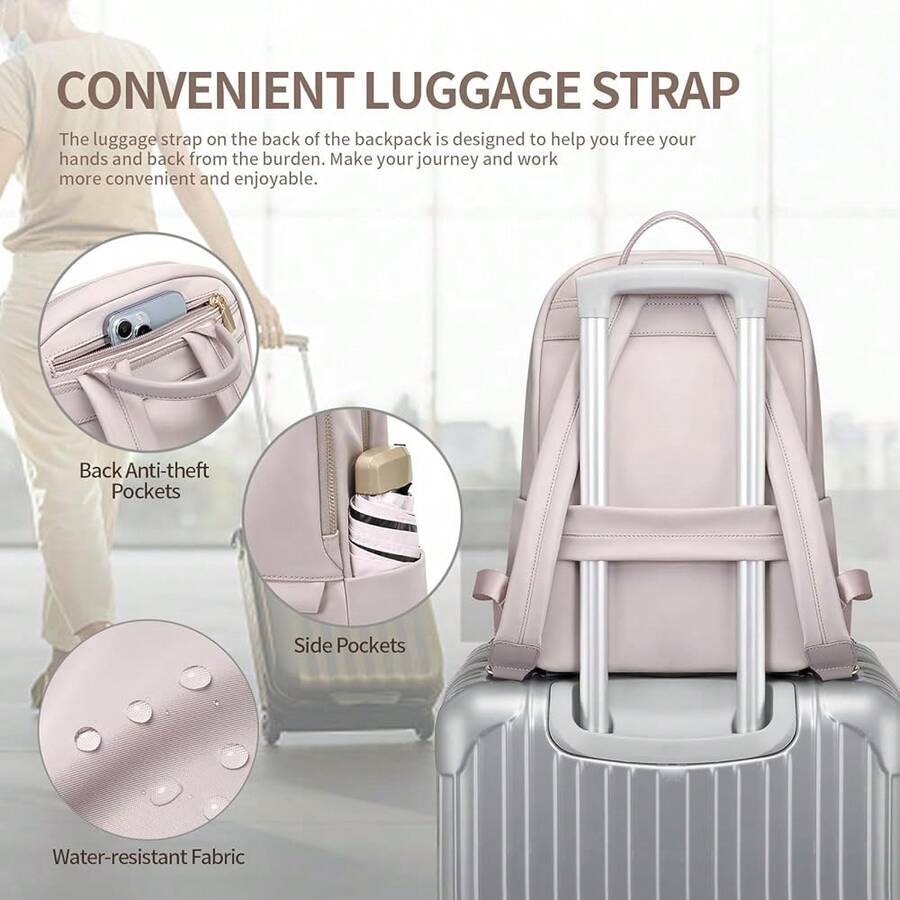 Slim Laptop Backpack For Women - Women'S Bags For Work บทวิจารณ์และราคา