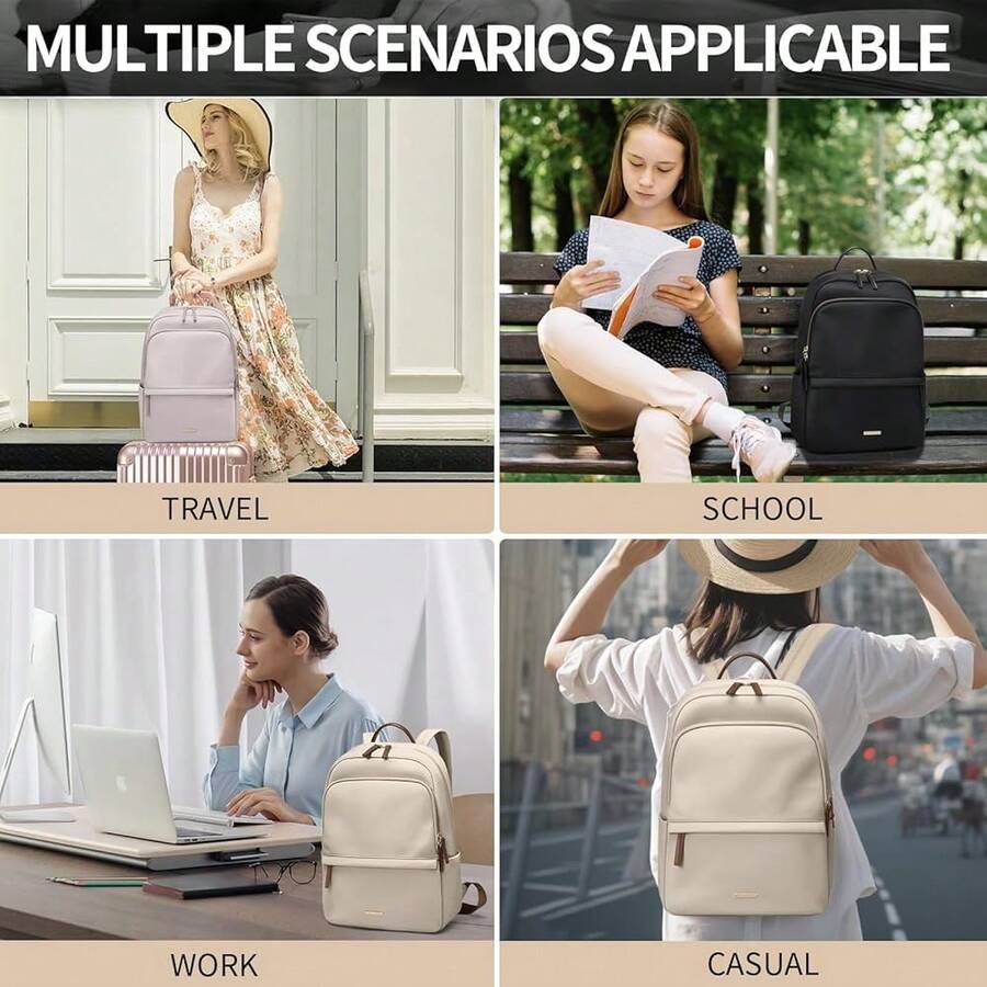 Slim Laptop Backpack For Women - Women'S Bags For Work บทวิจารณ์และราคา