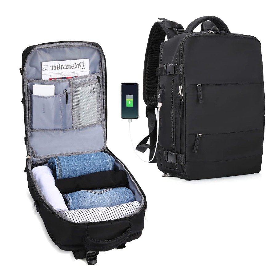 【New Arrival】Black Travel Back - Women'S Bags For Work บทวิจารณ์และราคา