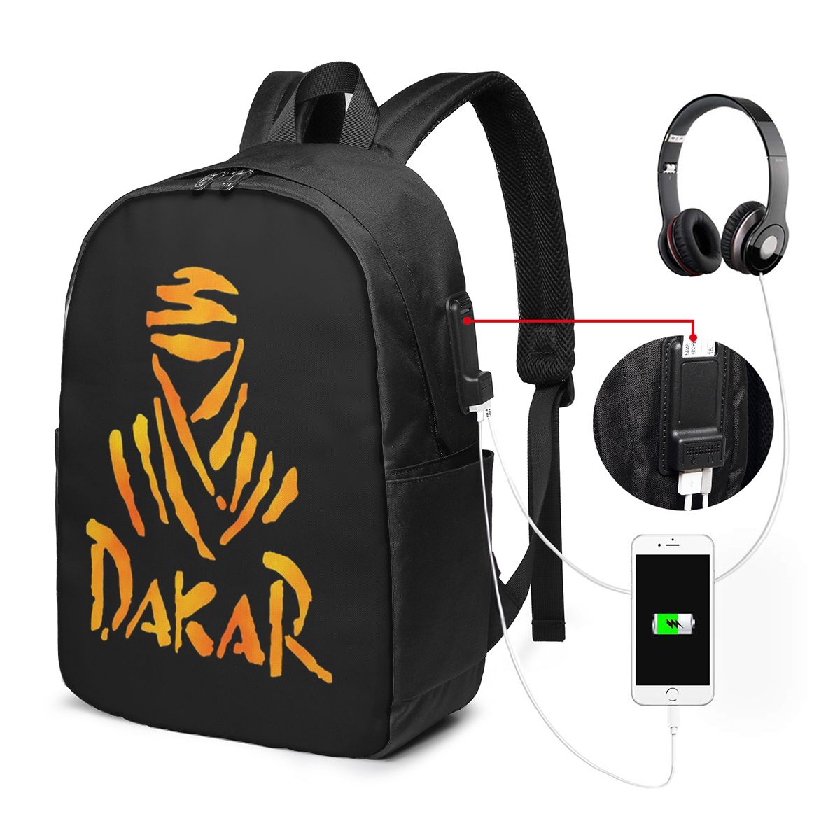 Dakar Rally Motorcycle Backpac - Women Bags College บทวิจารณ์และราคา