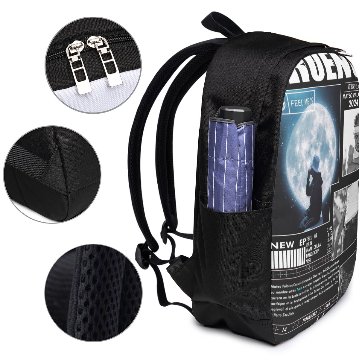 Funny Trueno Hip Hop Rapper Ba - Women Bags College บทวิจารณ์และราคา