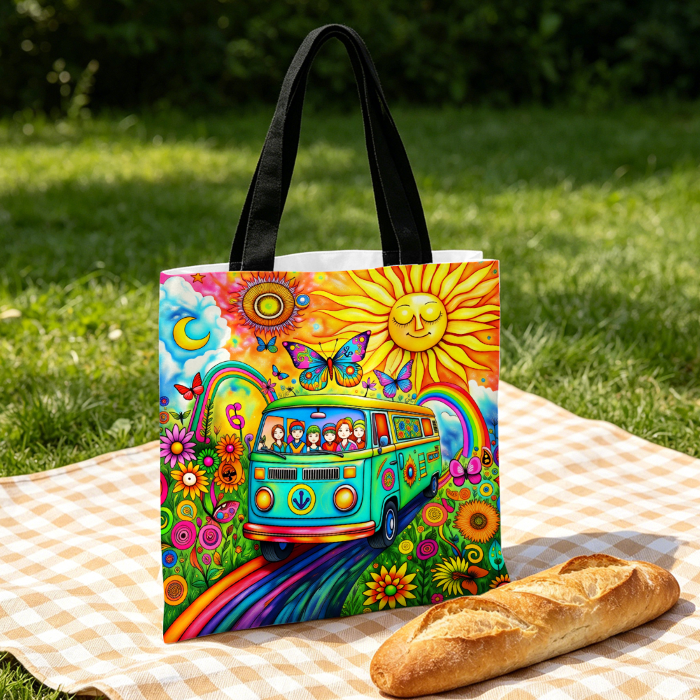 Colorful Hippie Van Handbag Mu - Women'S Bags Handbags บทวิจารณ์และราคา