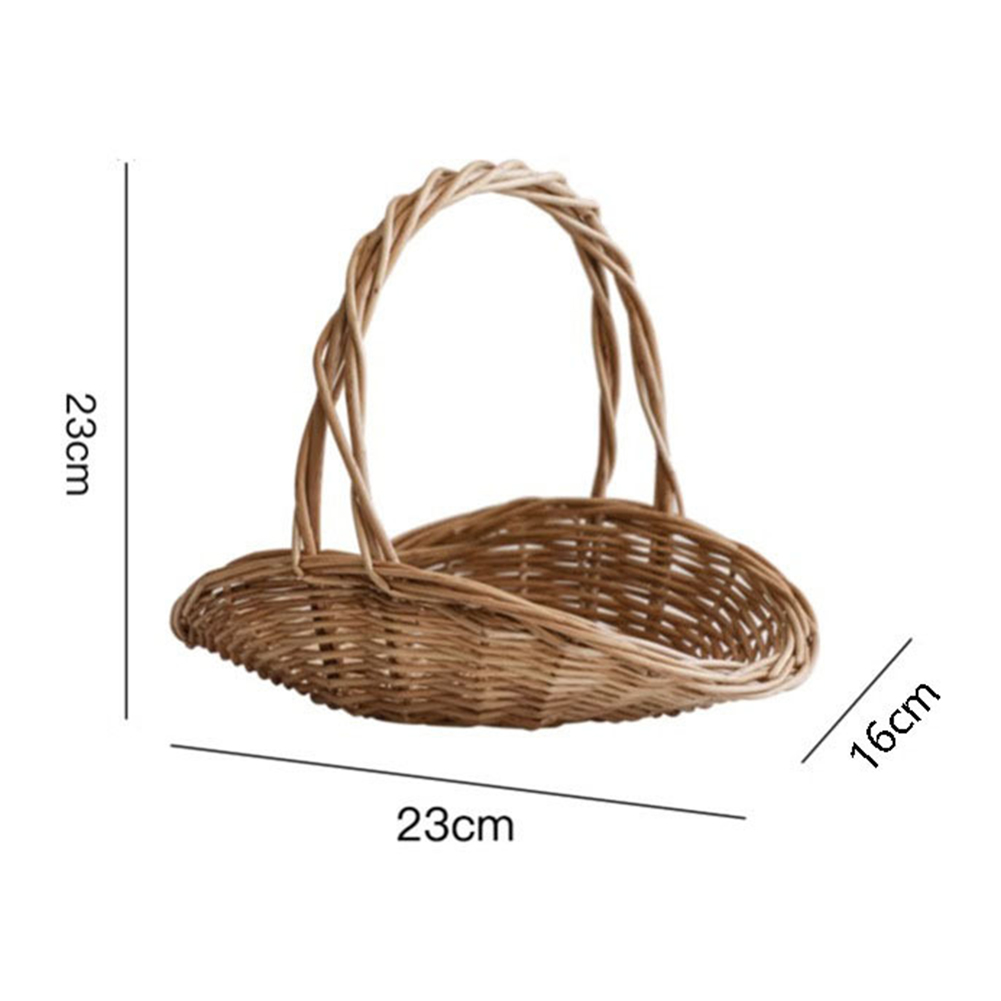 Handwoven wicker basket with c - Basket Bag Wicker บทวิจารณ์และราคา