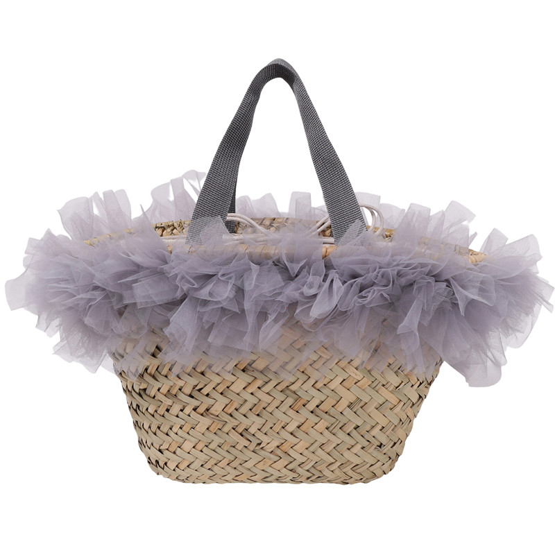 Handwoven Bamboo Handle Wicker - Basket Bag Wicker บทวิจารณ์และราคา