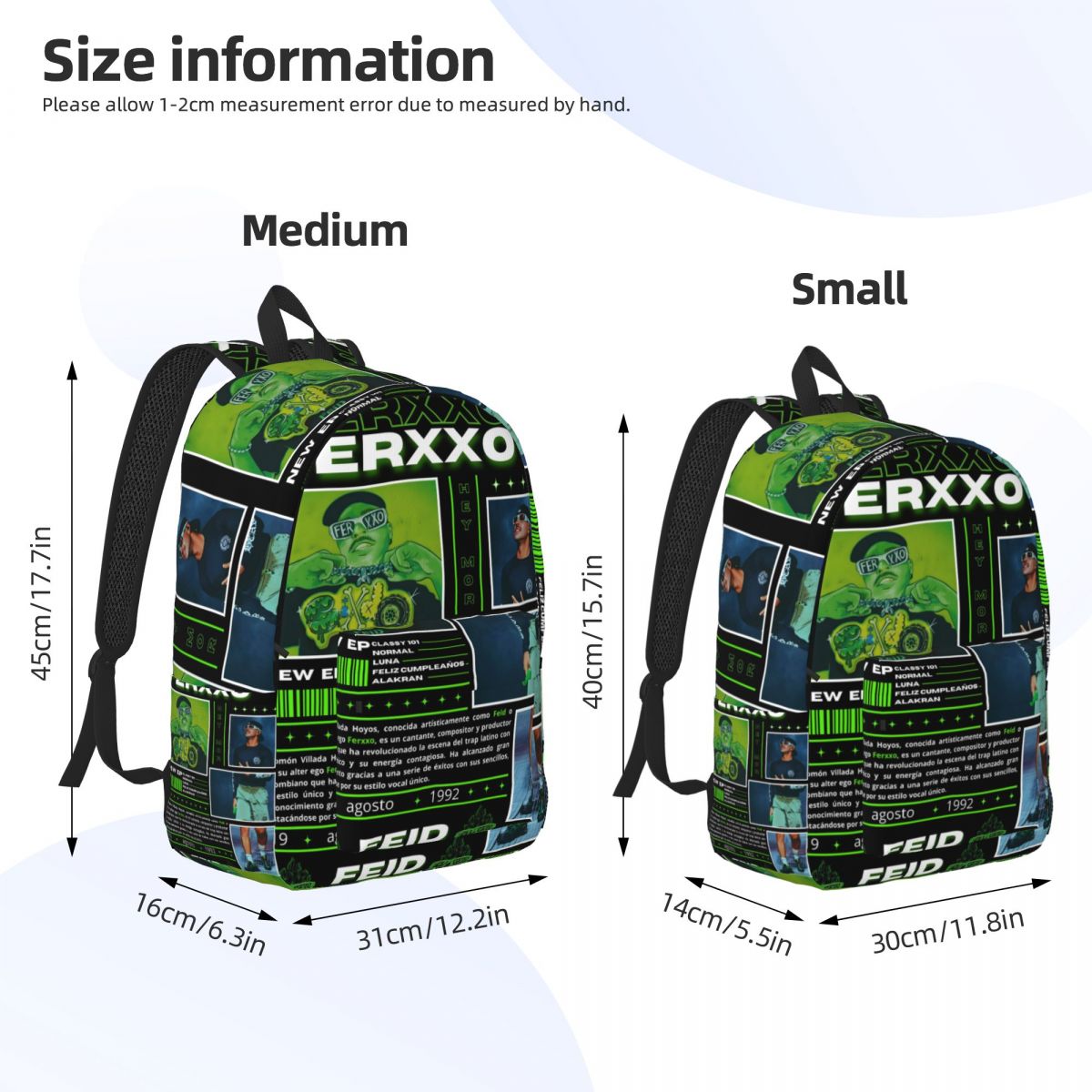 Custom Feid Ferxxo Travel Canv - Women'S Bags Ego บทวิจารณ์และราคา
