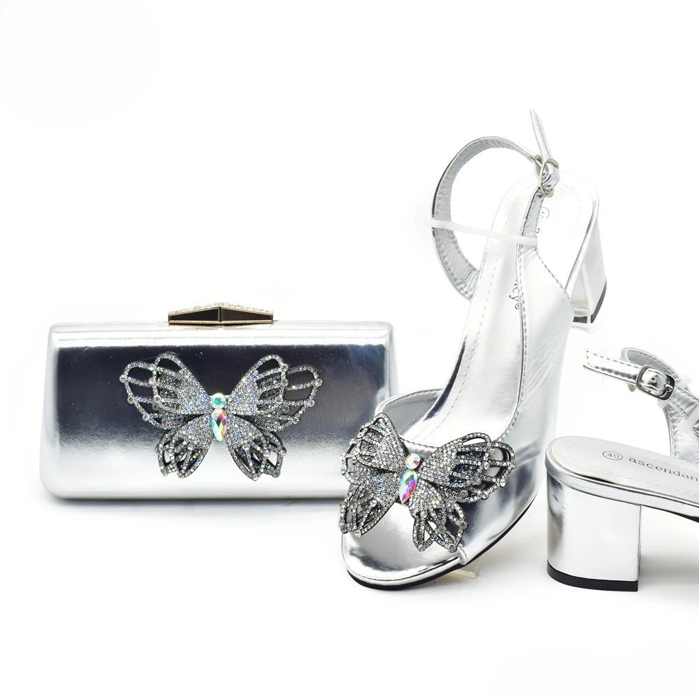 Matching Shoes and Bag Set for - Women Bags And Shoes บทวิจารณ์และราคา