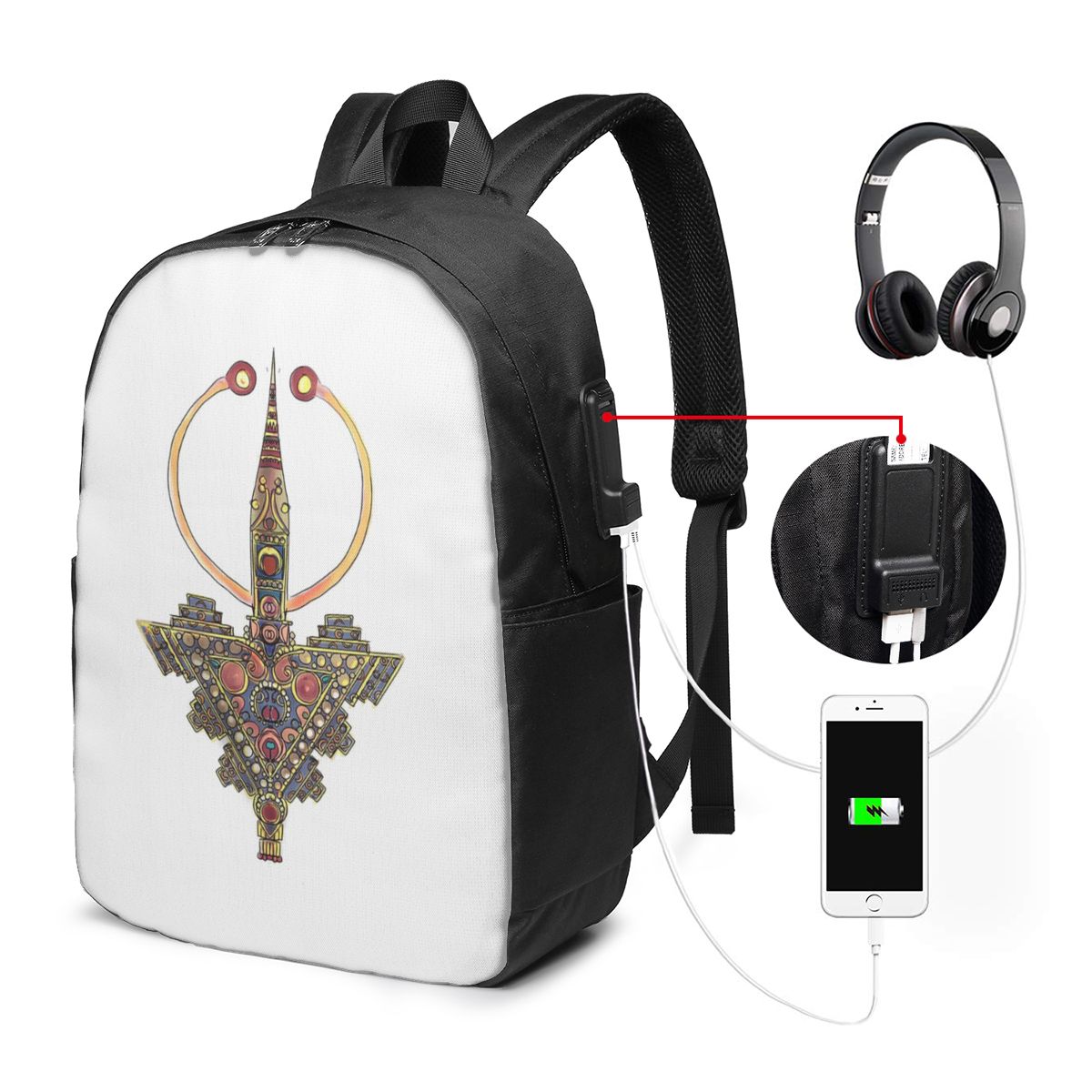 Kabyle Jewelry Amazigh Morocco - Women Bags College บทวิจารณ์และราคา