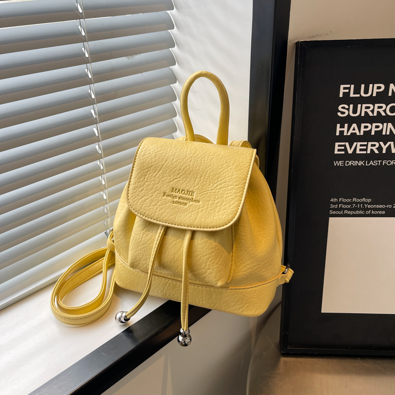 Solid Small String Backpacks P - Women Bags On Sale บทวิจารณ์และราคา