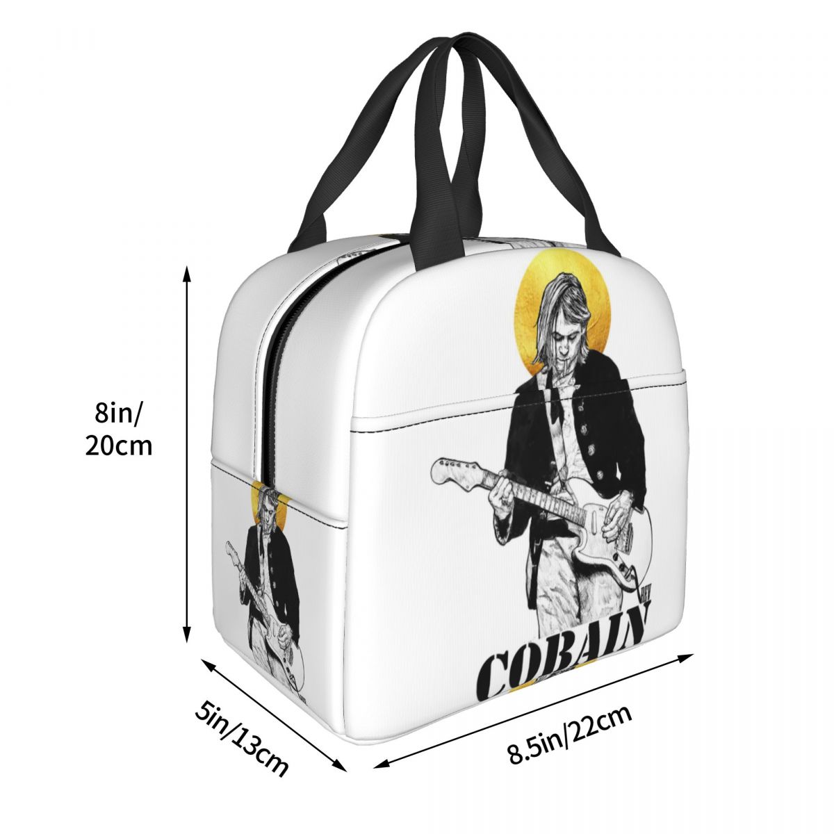 Kurt Cobain Insulated Lunch Ba - Women Bags Kurt บทวิจารณ์และราคา