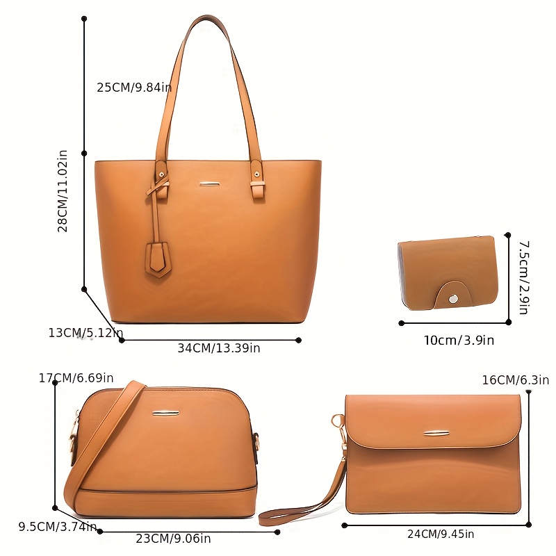 4pcs Fashion Women's Bag Sets  - Women'S Bags Handbags บทวิจารณ์และราคา