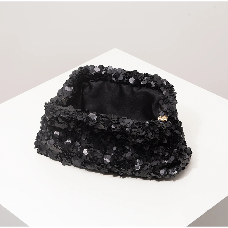 Sequined Clutch Bag New Women  - Evening Bag Beaded บทวิจารณ์และราคา