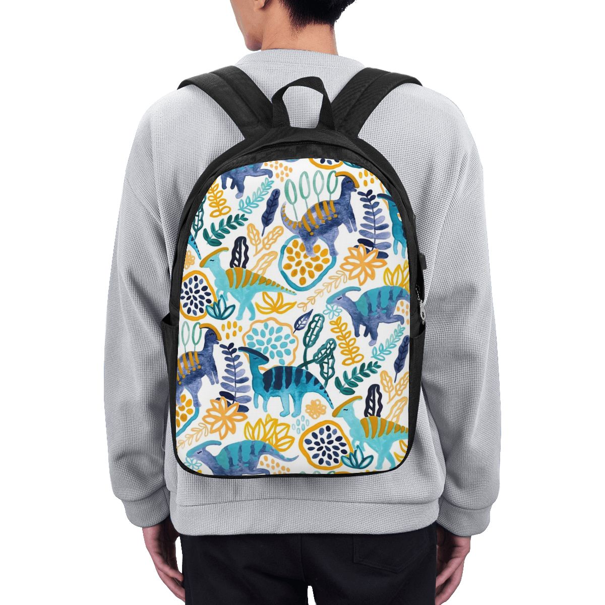 Gouache Parasaurolophuses Back - Women Bags College บทวิจารณ์และราคา