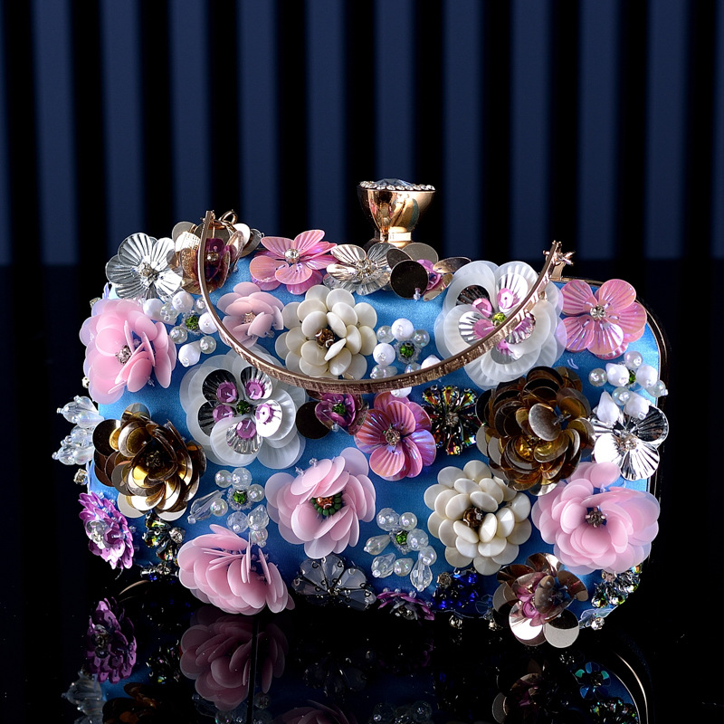Fashion Women Bags Flower Diam - Evening Bag Beaded บทวิจารณ์และราคา