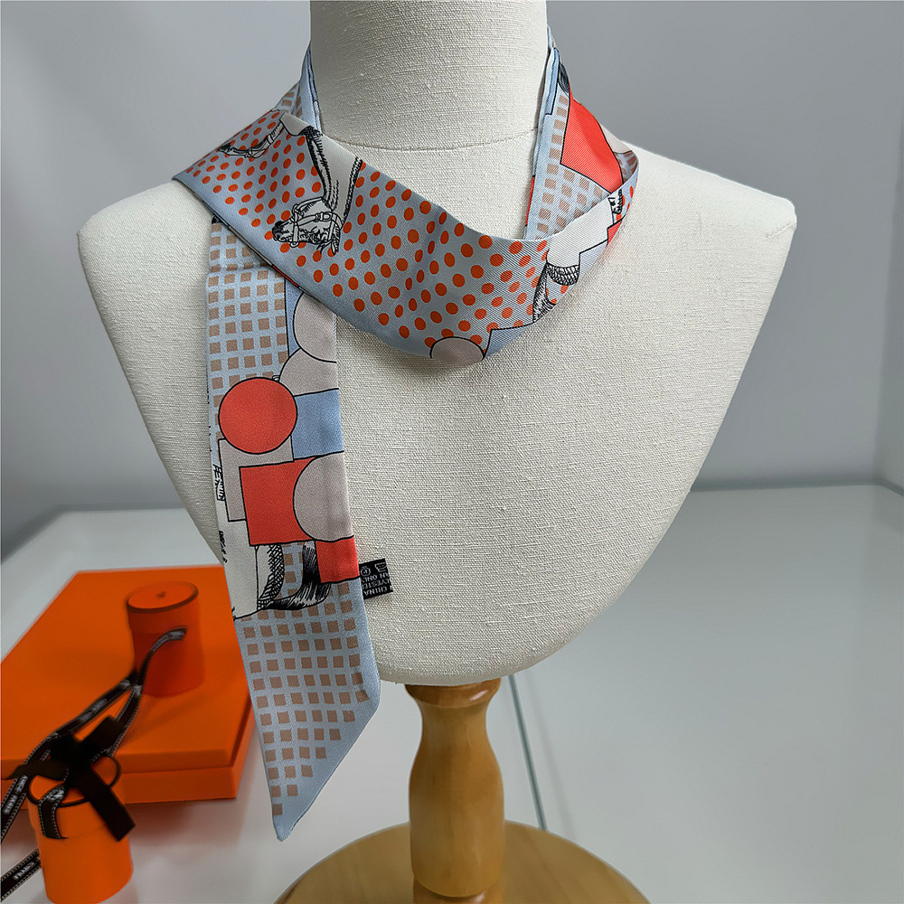5*90cm New Saddle Silk Scarf T - Women Bags Wholesale บทวิจารณ์และราคา