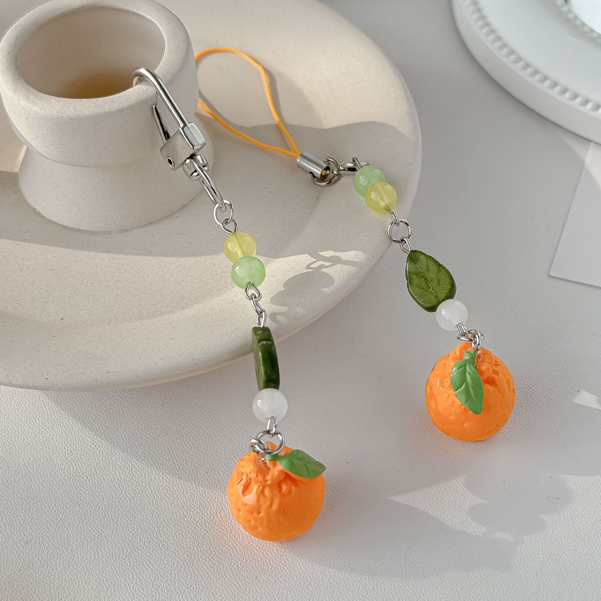 New Cute Orange Mobile Pendant - Women Bags Wholesale บทวิจารณ์และราคา
