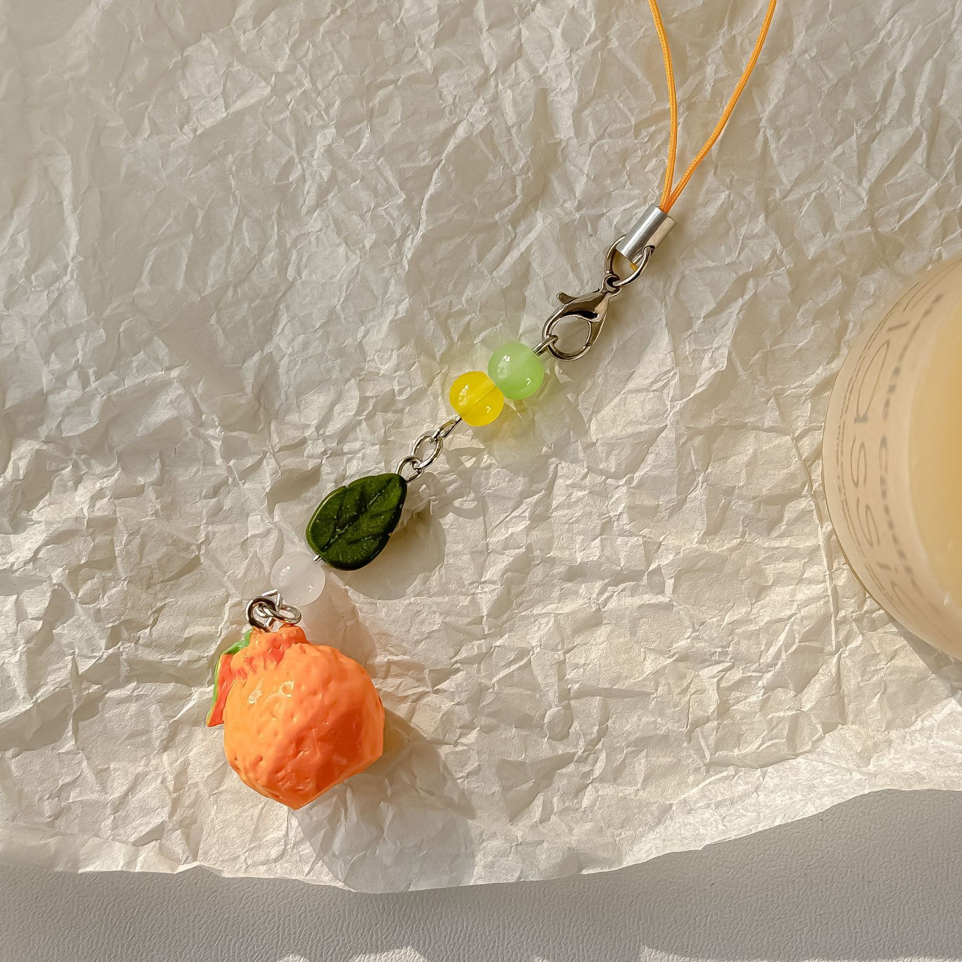 New Cute Orange Mobile Pendant - Women Bags Wholesale บทวิจารณ์และราคา