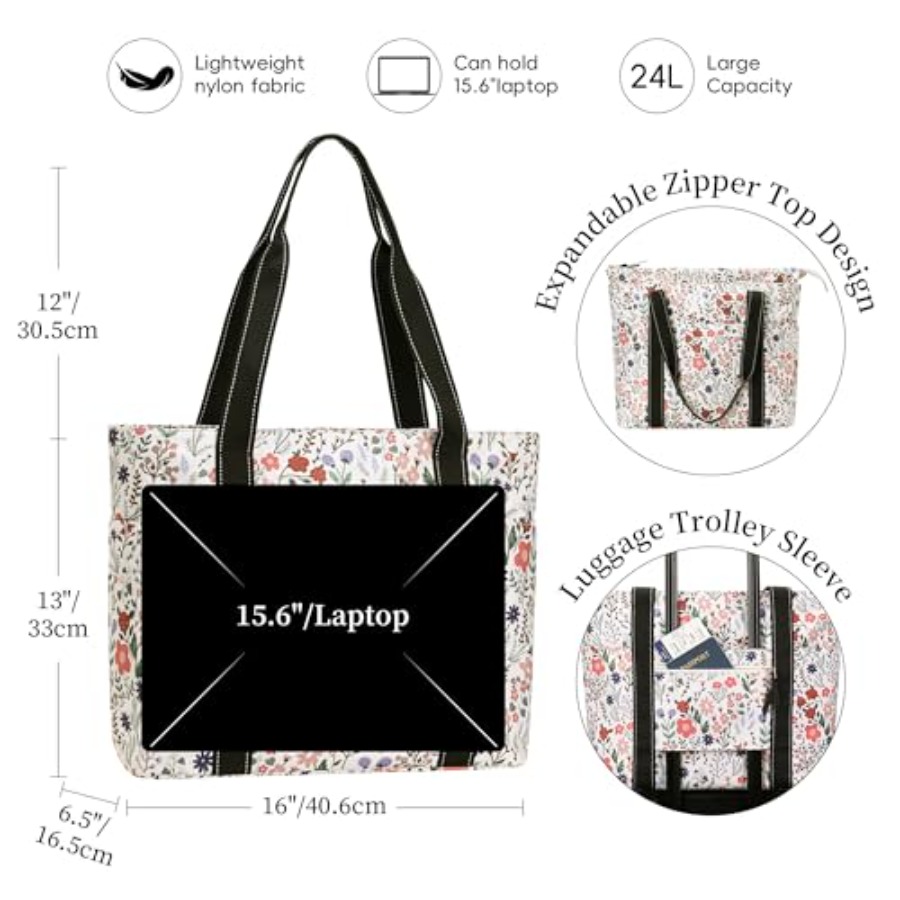 Tote Bag for Women with Laptop - Women'S Bags For Work บทวิจารณ์และราคา