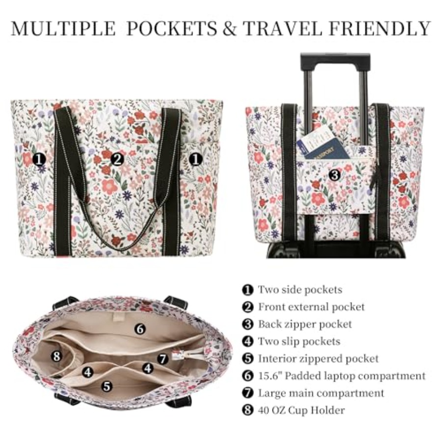 Tote Bag for Women with Laptop - Women'S Bags For Work บทวิจารณ์และราคา
