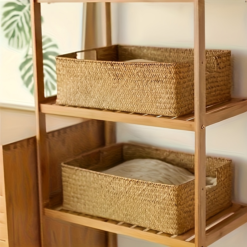 Handwoven Rattan Basket, Recta - Basket Bag Wicker บทวิจารณ์และราคา
