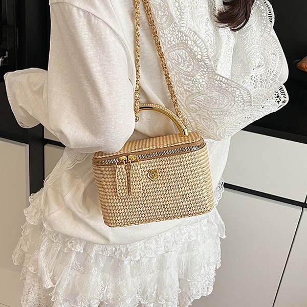 2026 new woven pattern box bag - Women Bags 2026 Trends บทวิจารณ์และราคา