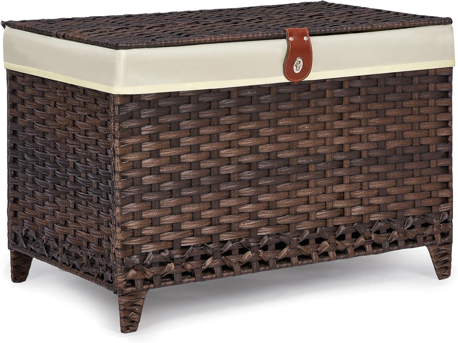 Storage Basket with Lid 200L,  - Basket Bag Wicker บทวิจารณ์และราคา